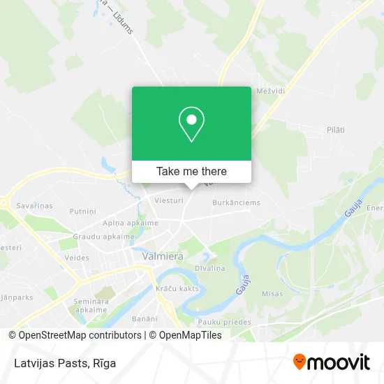 Latvijas Pasts map
