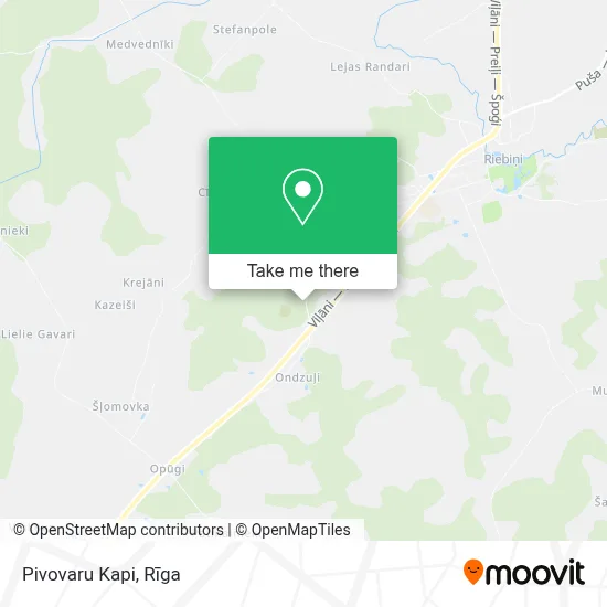Pivovaru Kapi map