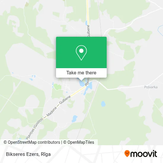 Bikseres Ezers map