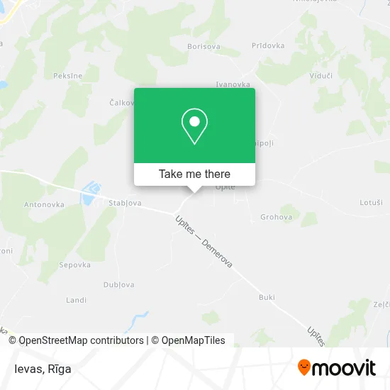 Ievas map