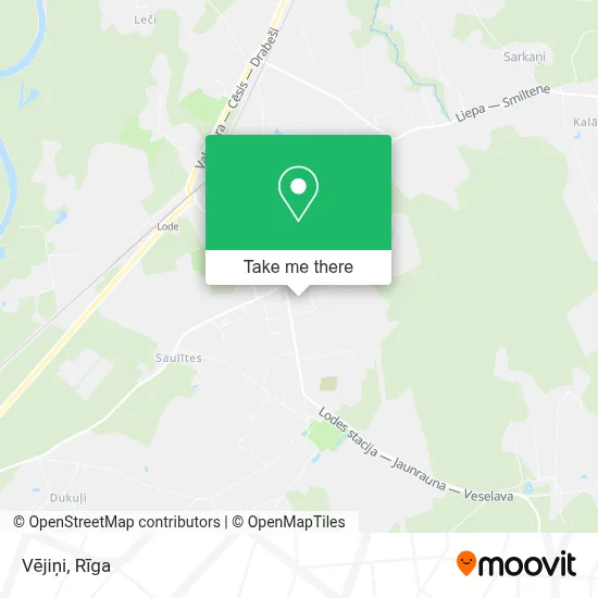Vējiņi map