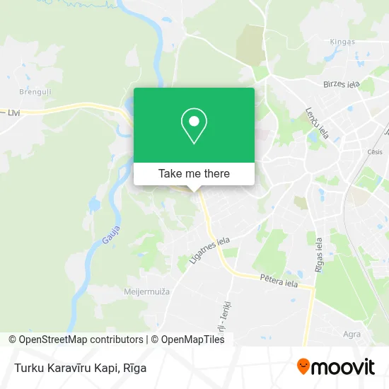 Turku Karavīru Kapi map