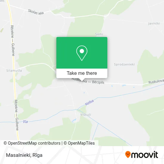 Masalnieki map