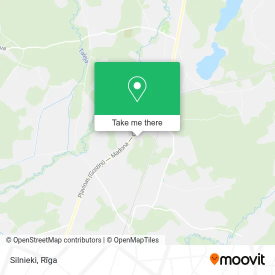 Silnieki map