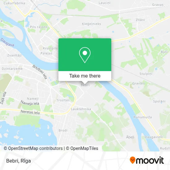 Bebri map