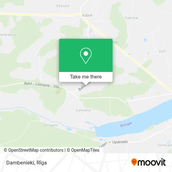 Dambenieki map