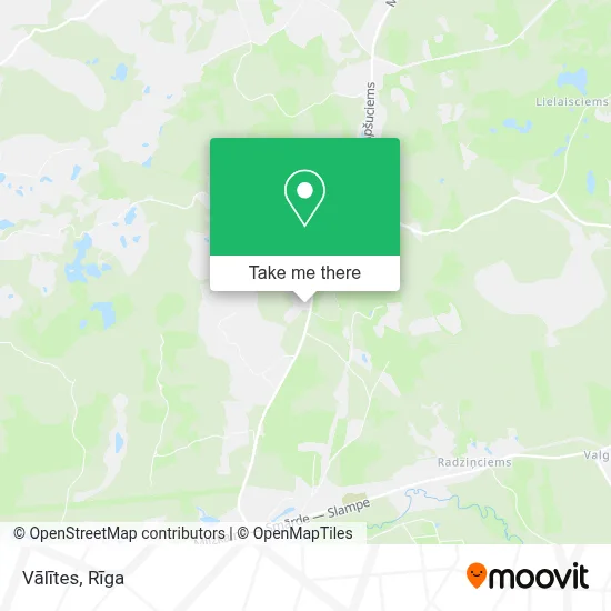 Vālītes map