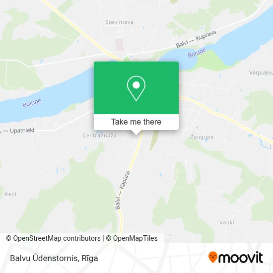 Balvu Ūdenstornis map