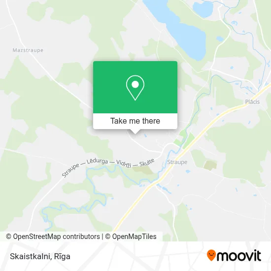 Skaistkalni map