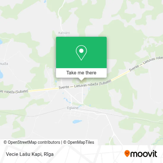 Vecie Lašu Kapi map