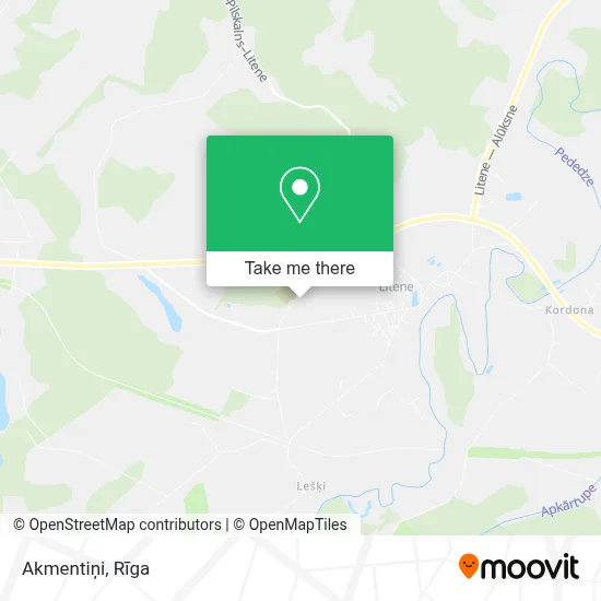 Akmentiņi map