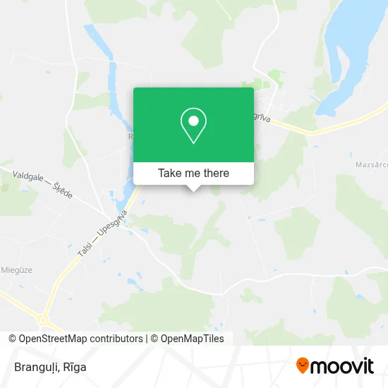 Branguļi map