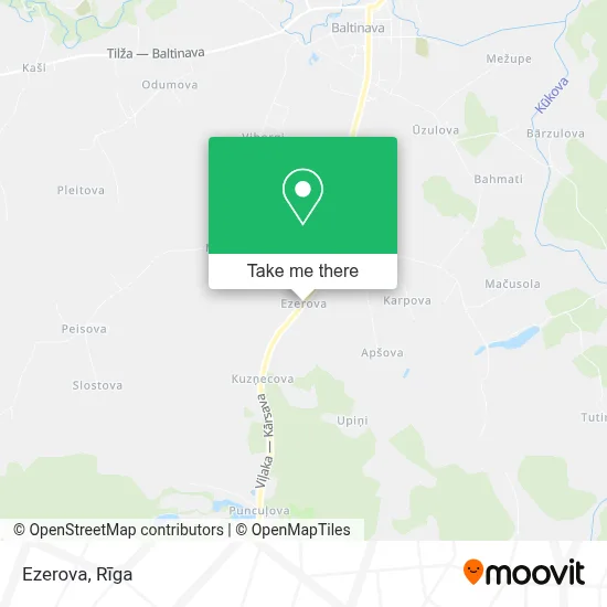 Ezerova map