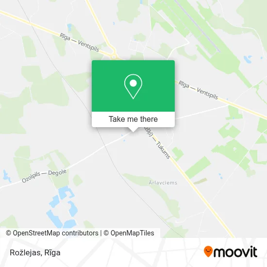 Rožlejas map