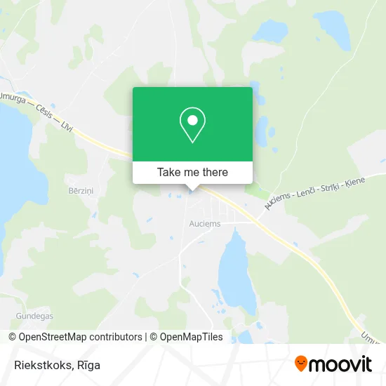 Riekstkoks map