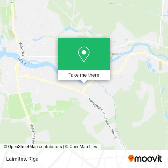Laimītes map