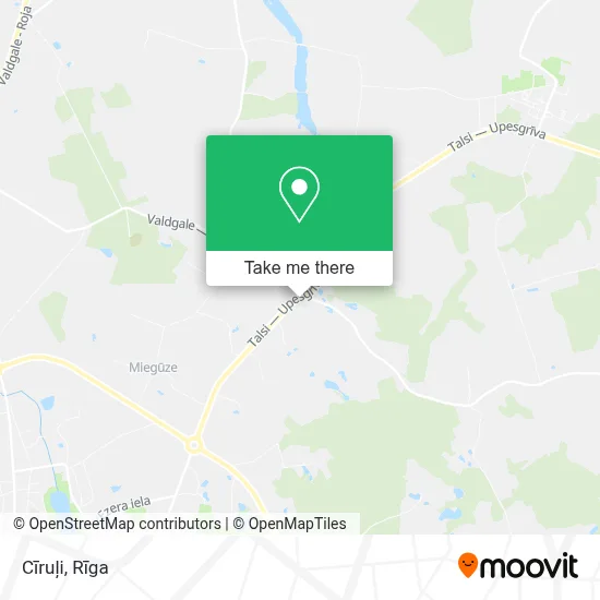 Cīruļi map