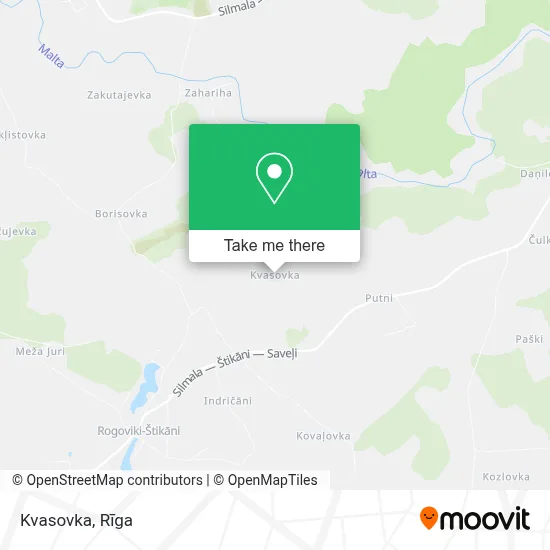 Kvasovka map