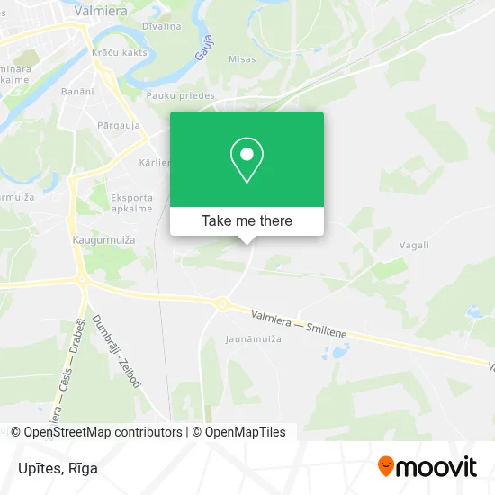 Upītes map