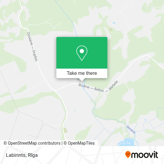 Labirints map
