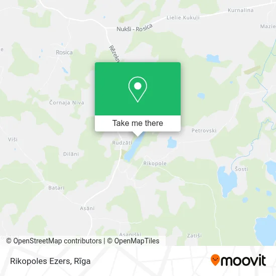 Rikopoles Ezers map