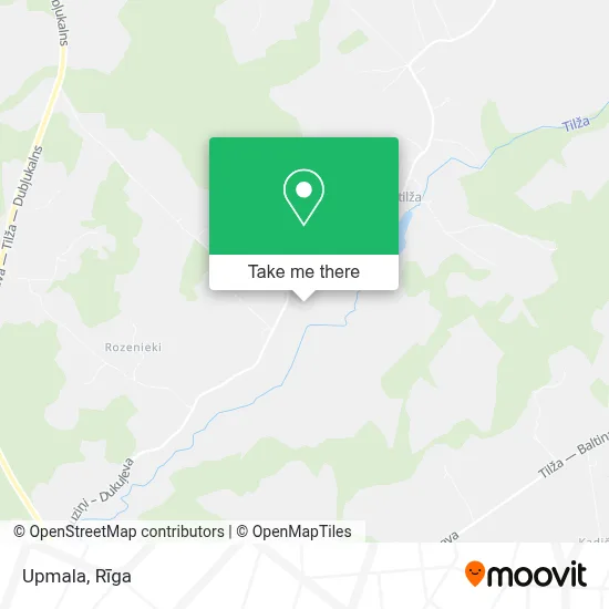 Upmala map
