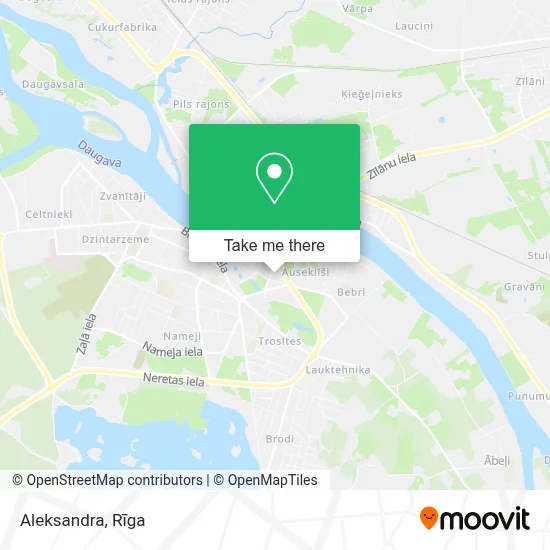 Aleksandra map