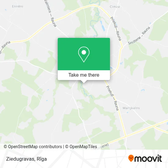 Ziedugravas map