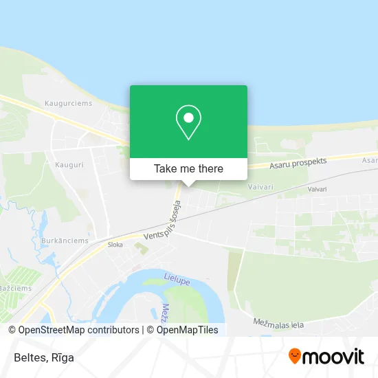 Beltes map