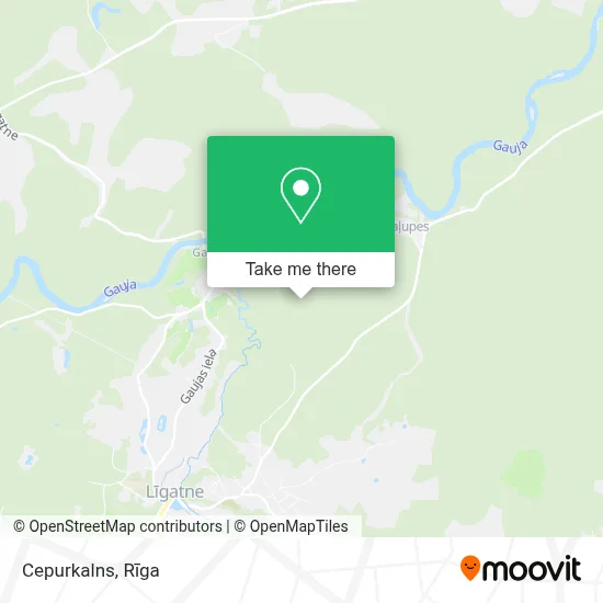 Cepurkalns map