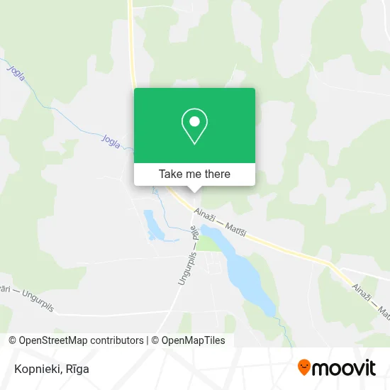 Kopnieki map
