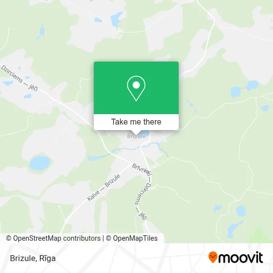 Brizule map