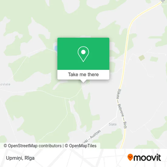 Upmiņi map
