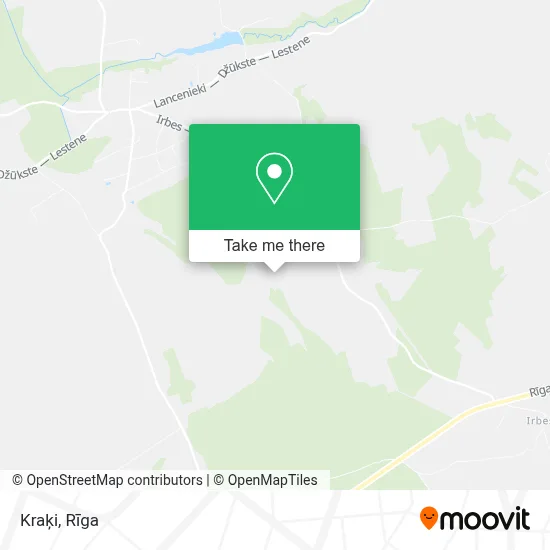 Kraķi map