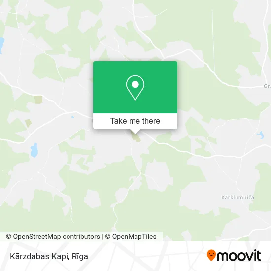 Kārzdabas Kapi map