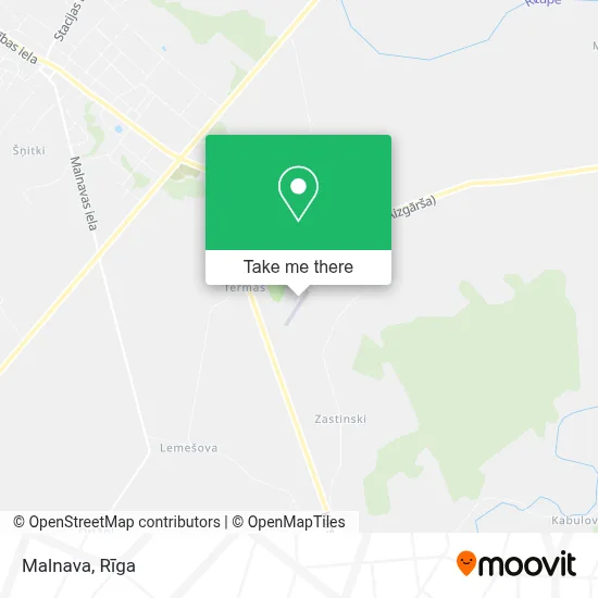 Malnava map