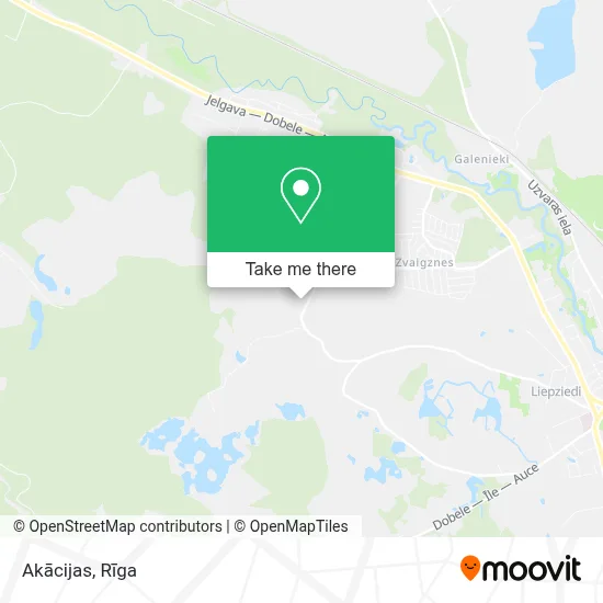Akācijas map