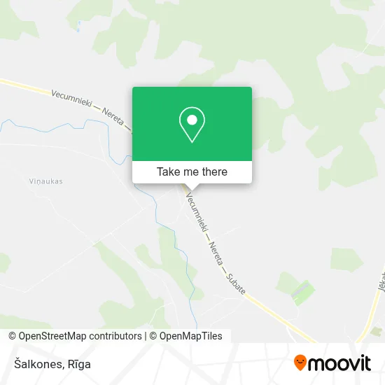 Šalkones map