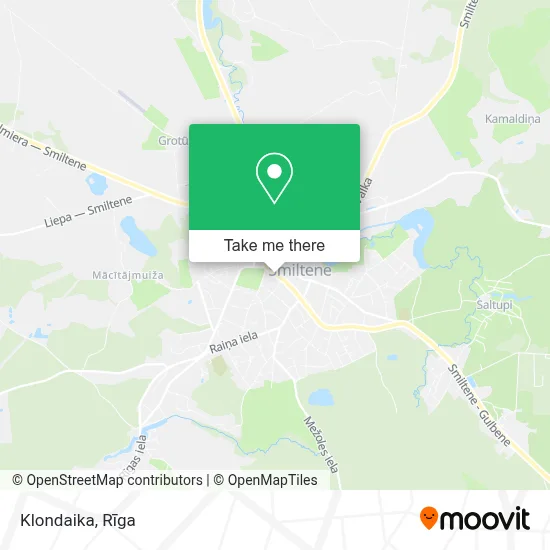 Klondaika map