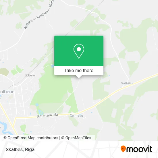 Skalbes map