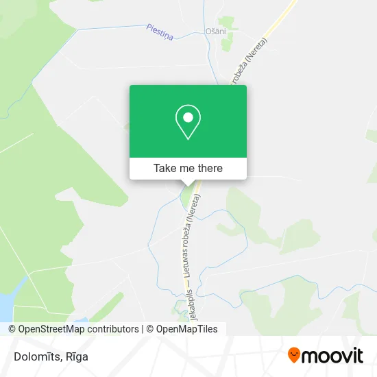 Dolomīts map