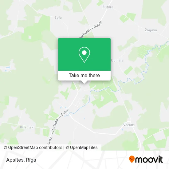 Apsītes map