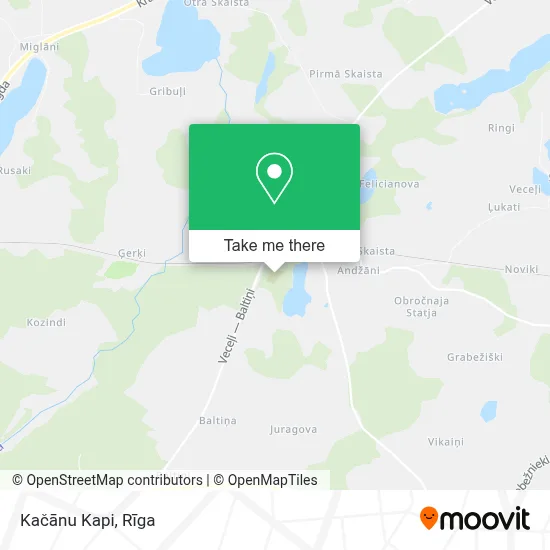 Kačānu Kapi map