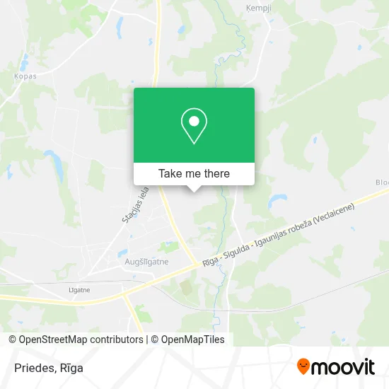 Priedes map