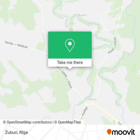 Žuburi map