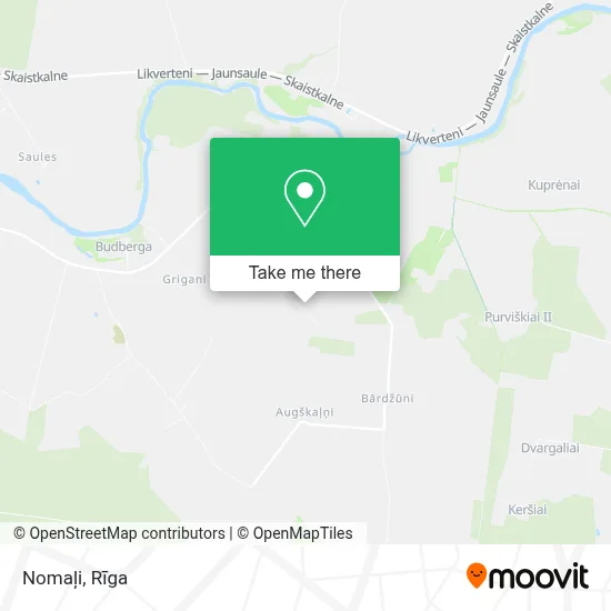 Nomaļi map
