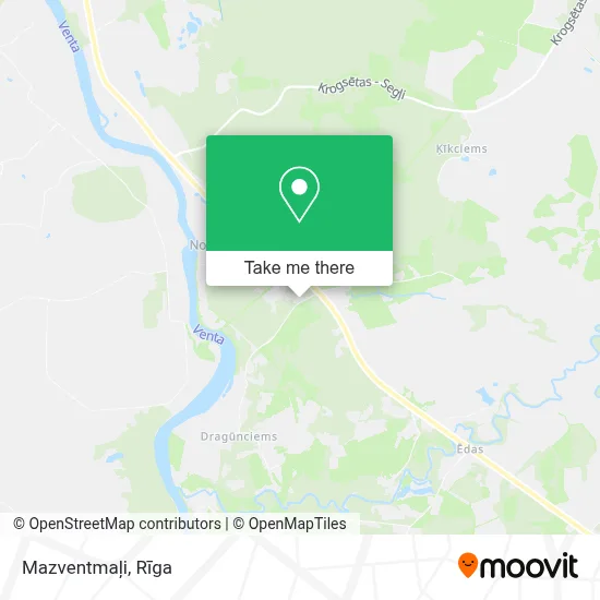 Mazventmaļi map