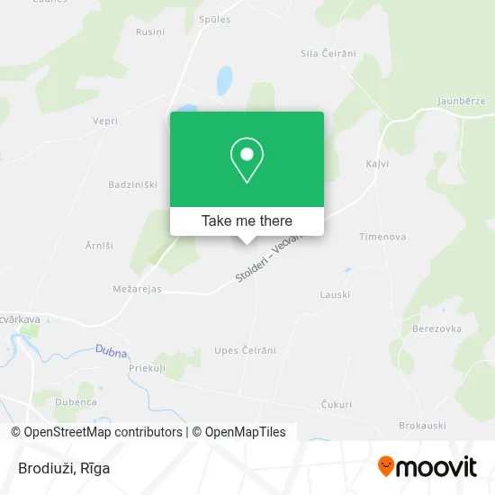 Brodiuži map