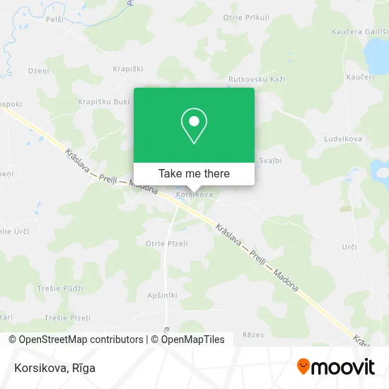 Korsikova map