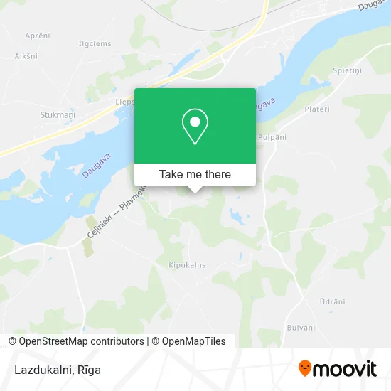 Lazdukalni map